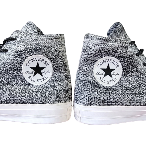 CONVERSE Mens 8 Womens 10, CTAS 2 Hi Flyknit Shoes 157510C All Star Chuck Taylor - Picture 5 of 13